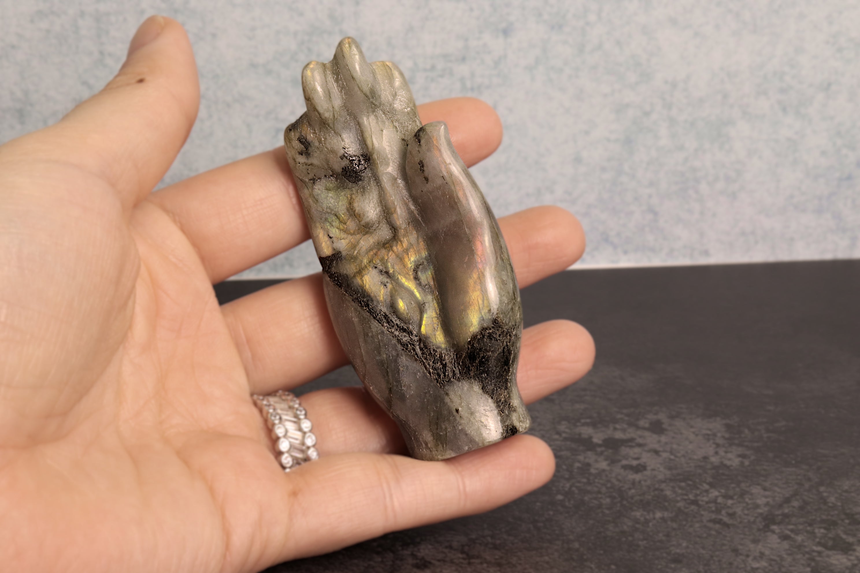 Labradorite Eye Hand