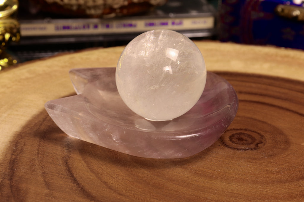 Purple Fluorite Kitty Bowl