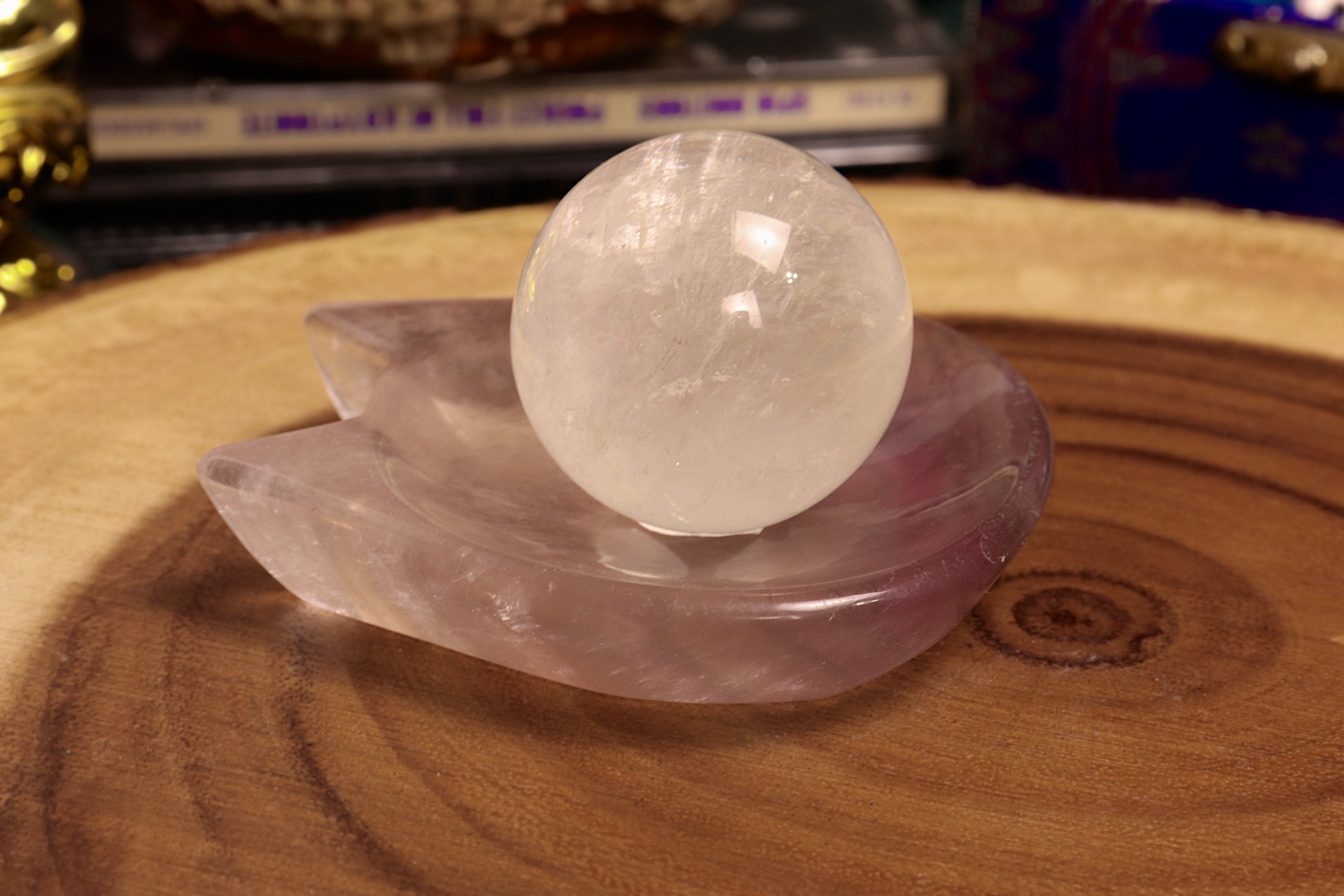 Purple Fluorite Kitty Bowl