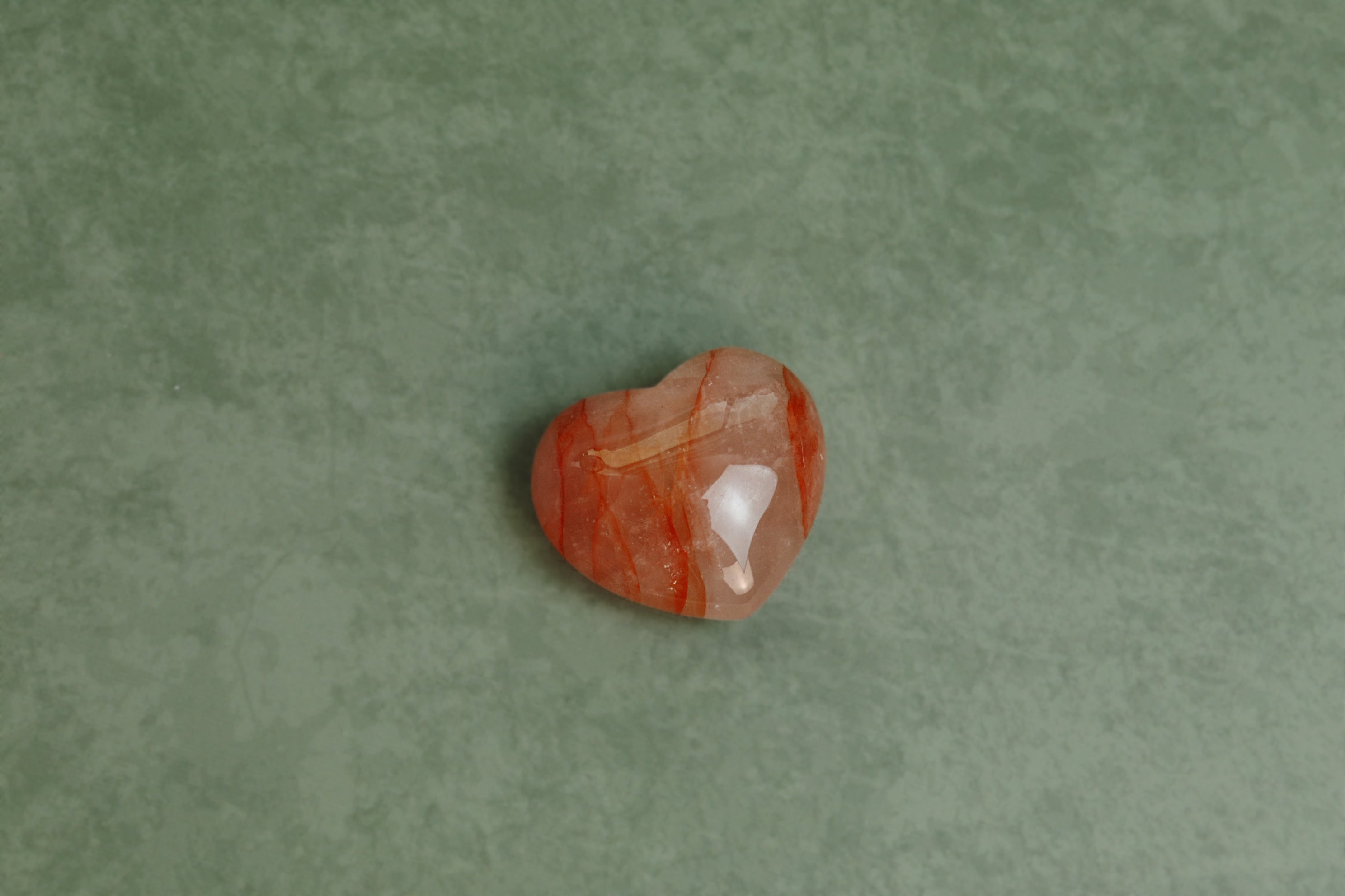 Fire Quartz Heart