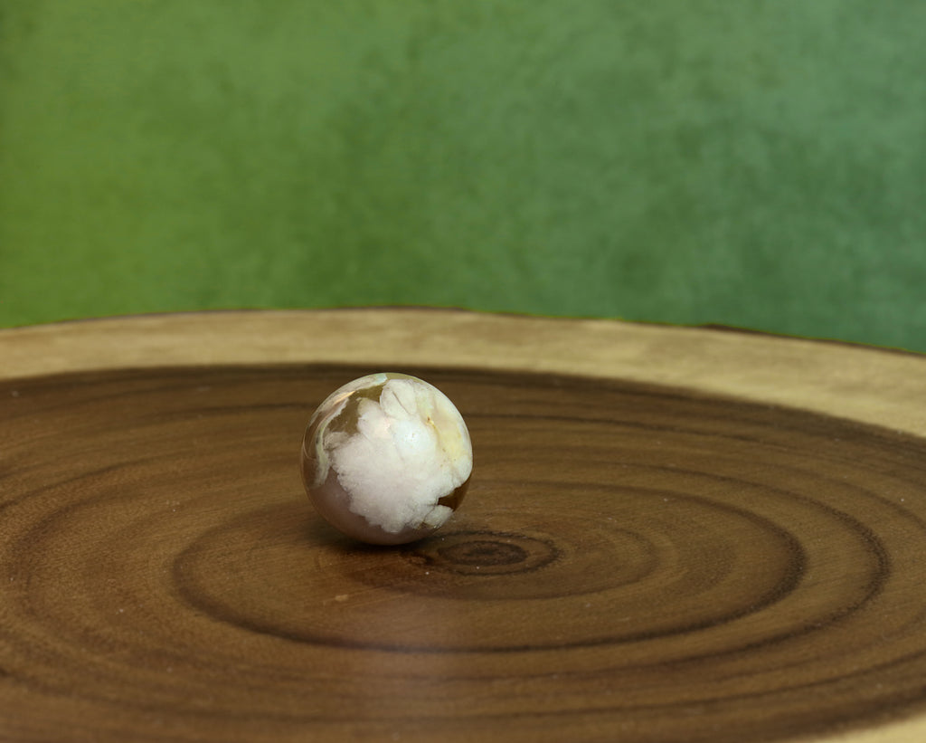 Flower Agate Mini Sphere